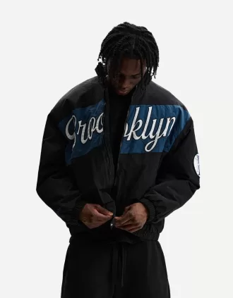 Bedruckte Pufferjacke