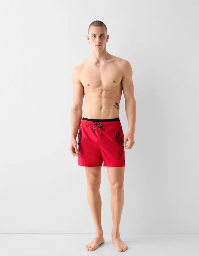 Bedruckte sportliche Boardshorts