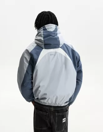 Steppjacke im Farbblockdesign